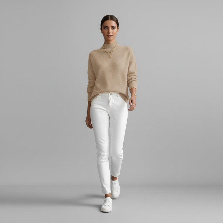 Damski Sweter z Golfem