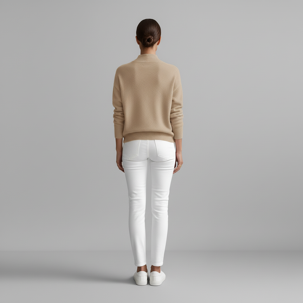 Damski Sweter z Golfem