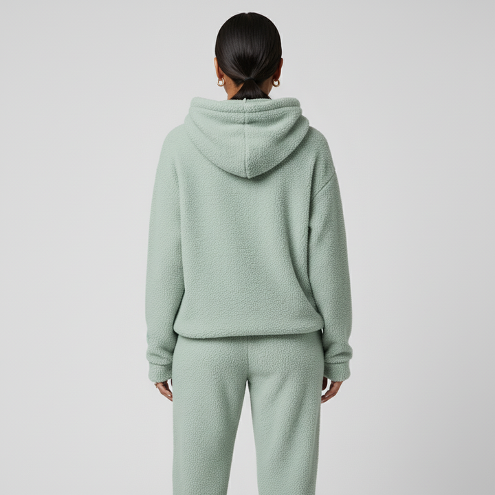 Damski Zestaw Polarowy z Kapturem