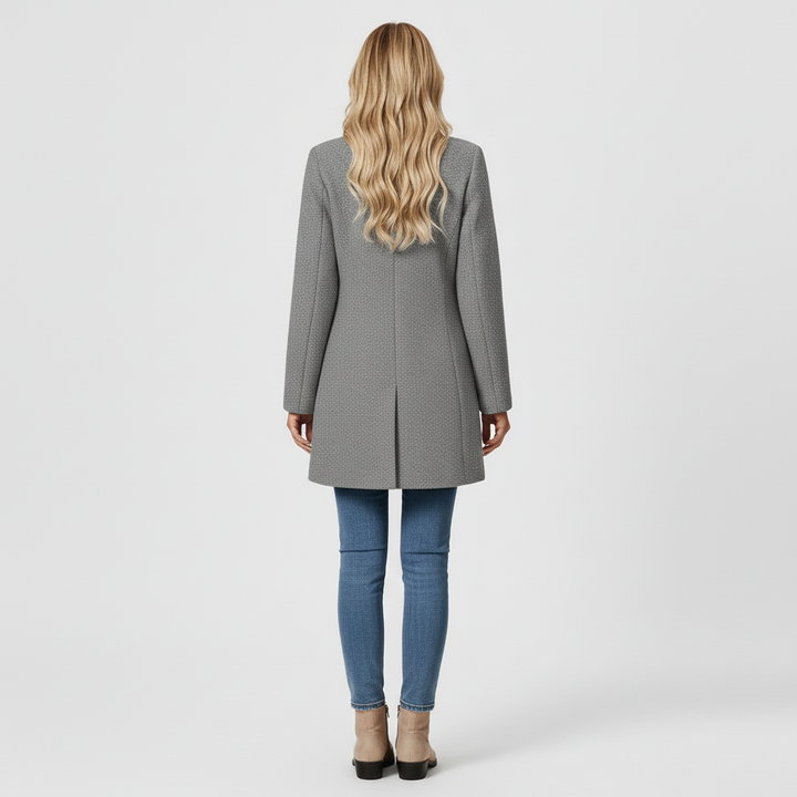 Płaszcz Damski Zimowy z Klasyczną Linią