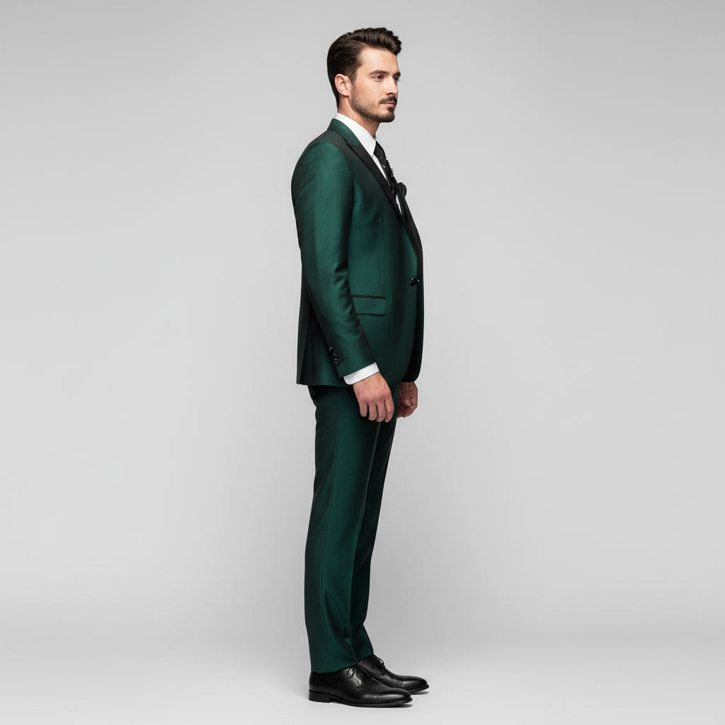 Garnitur Męski Trzyczęściowy z Blazerem i Kamizelką