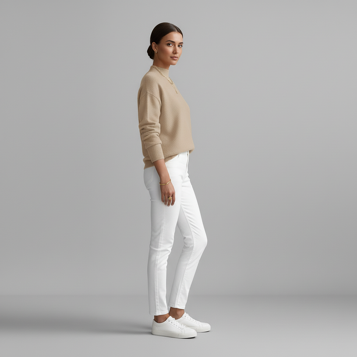 Damski Sweter z Golfem