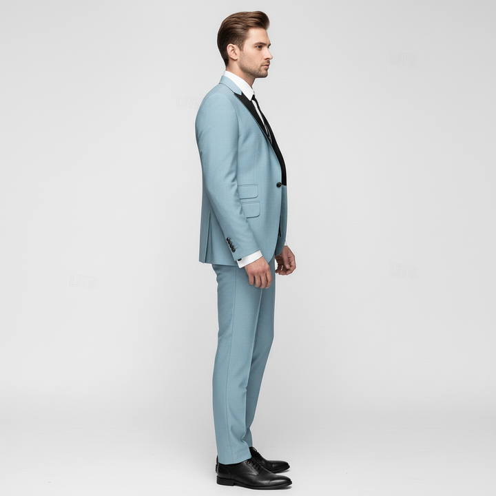 Garnitur Męski Trzyczęściowy z Blazerem i Kamizelką