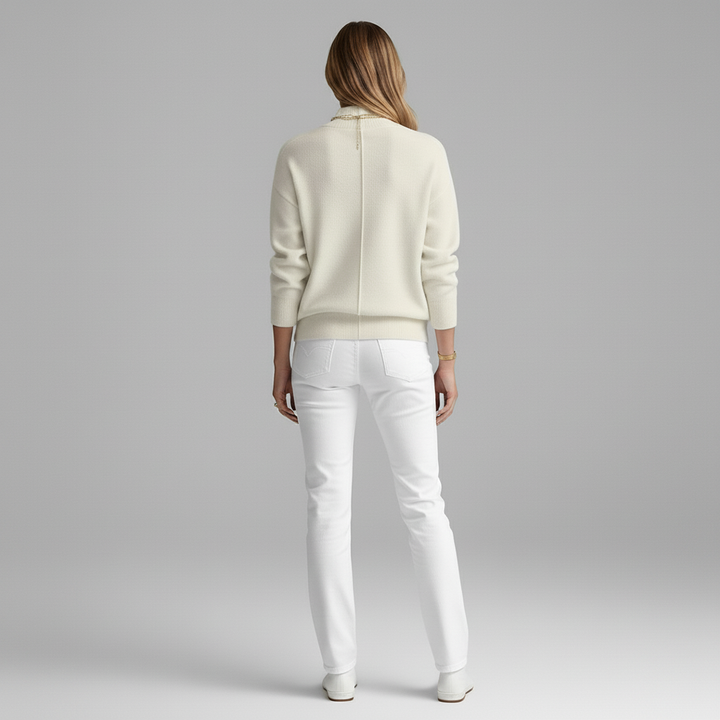 Damski Sweter z Golfem