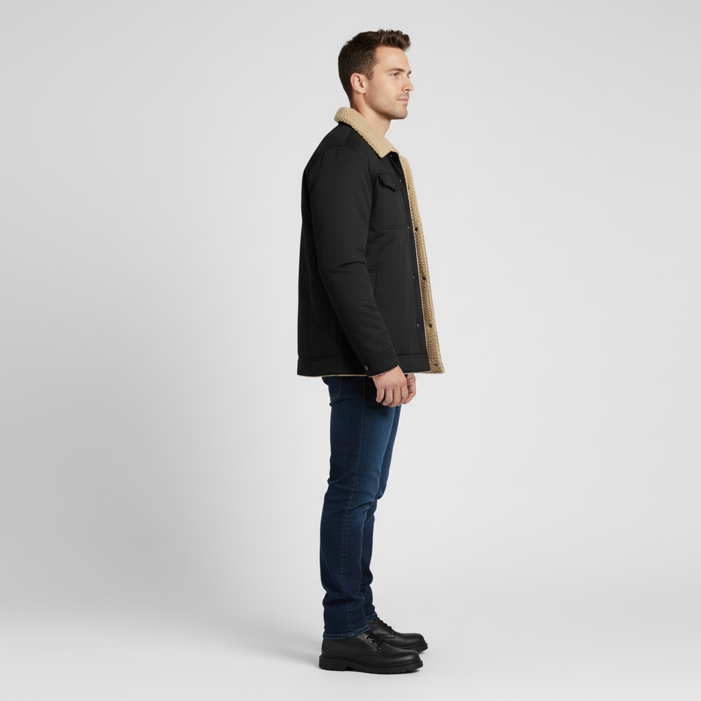 Męska Kurtka Zimowa – Swobodny Fason na Chłodne Dni