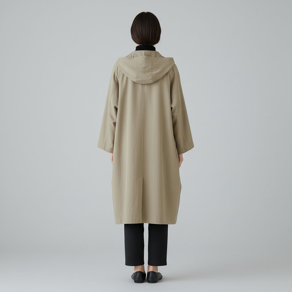 Płaszcz Damski Długi z Klasyczną Linią