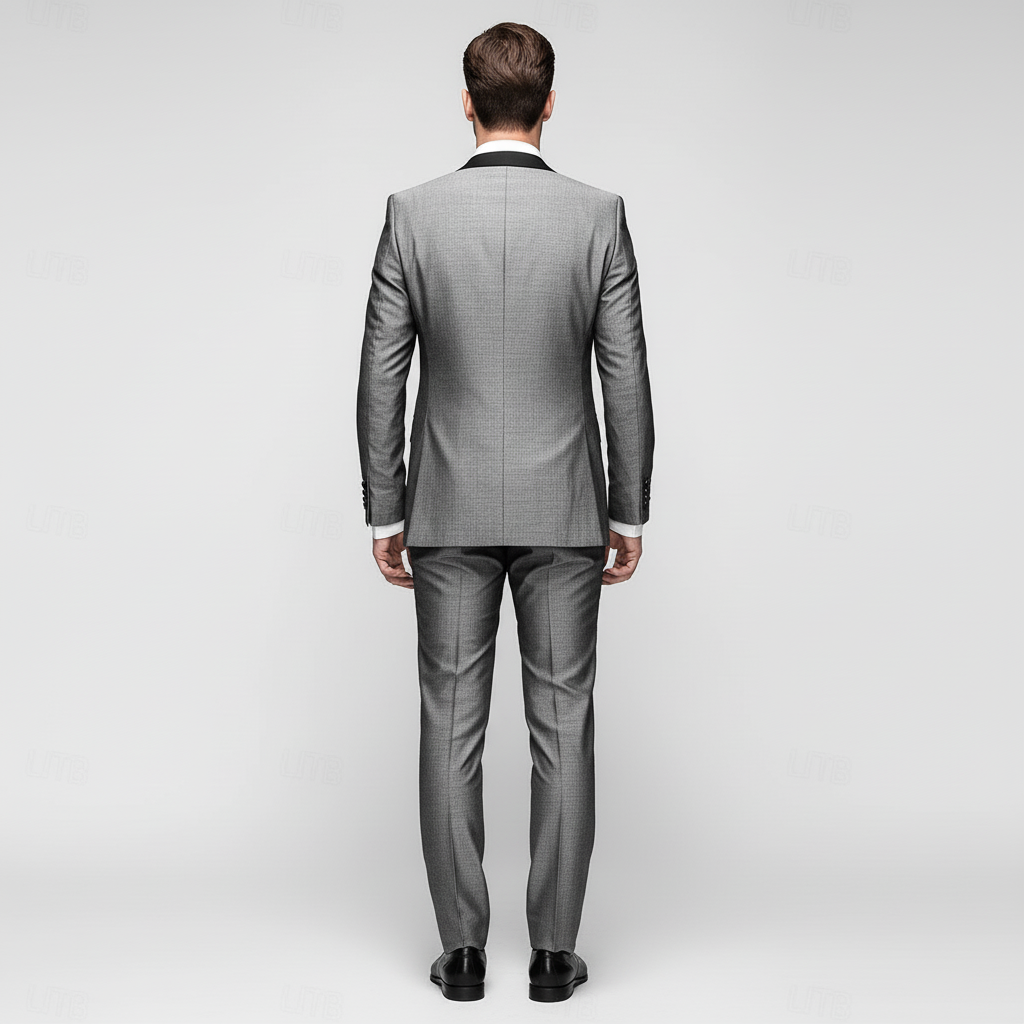 Garnitur Męski Trzyczęściowy z Blazerem i Kamizelką