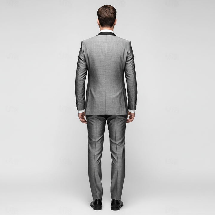 Garnitur Męski Trzyczęściowy z Blazerem i Kamizelką