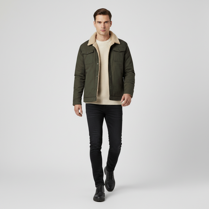 Męska Kurtka Zimowa – Swobodny Fason na Chłodne Dni