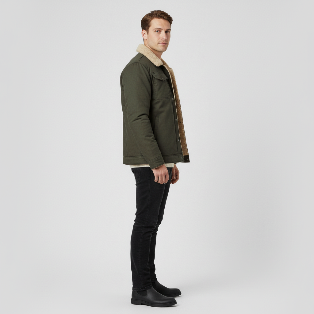 Męska Kurtka Zimowa – Swobodny Fason na Chłodne Dni