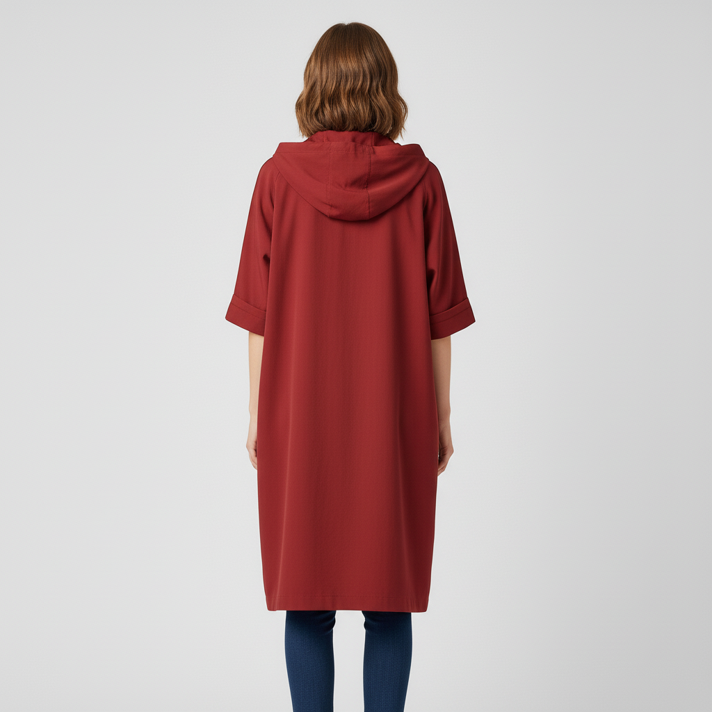 Płaszcz Damski Długi z Klasyczną Linią