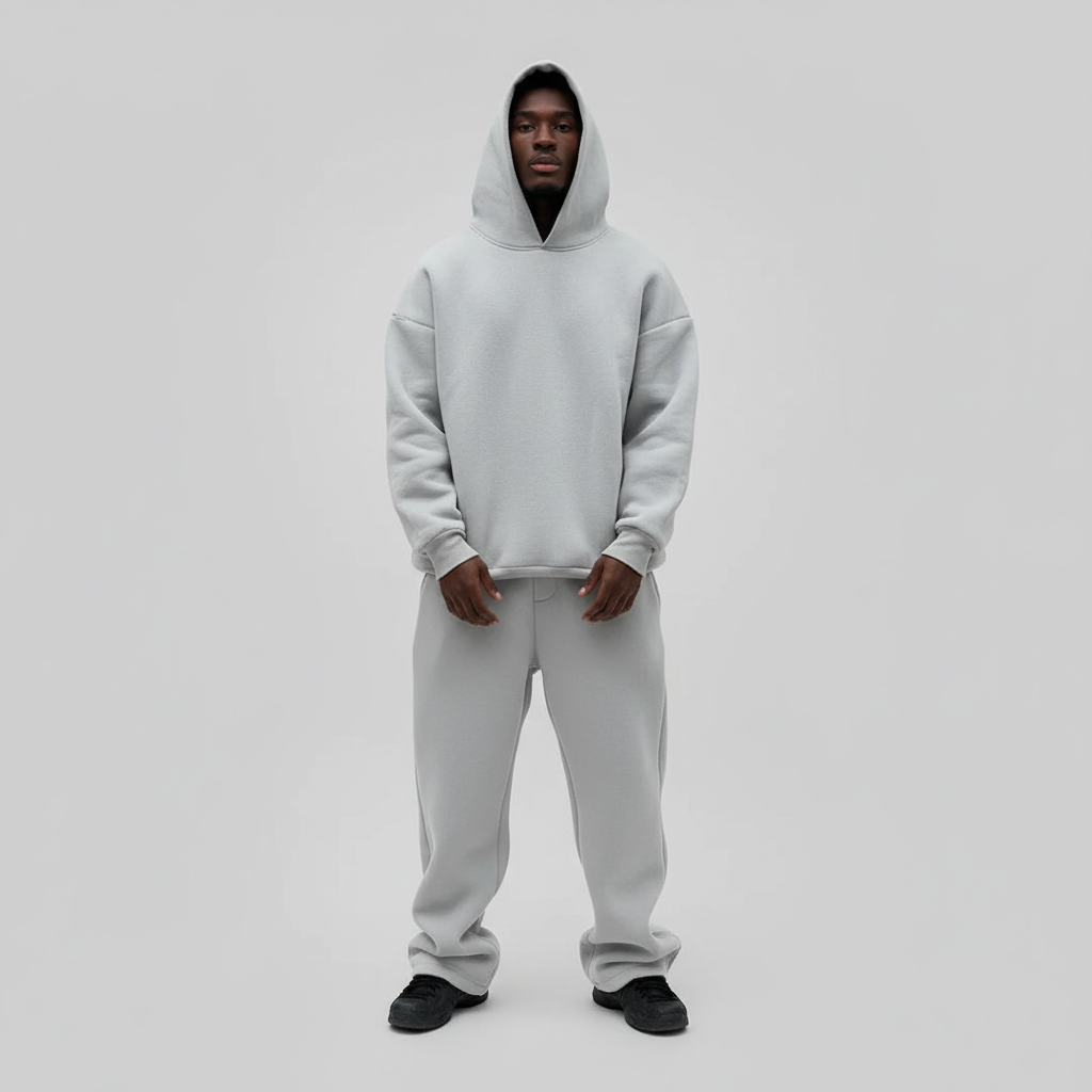 Dres Męski Oversize z Kapturem