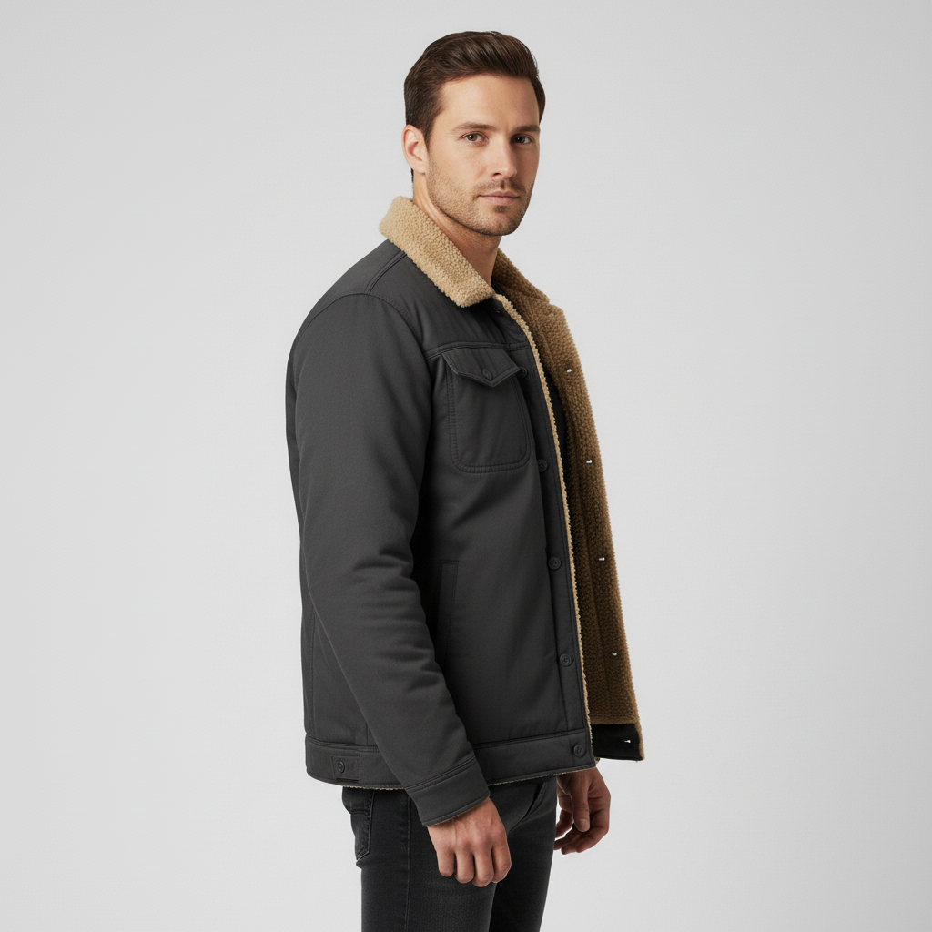 Męska Kurtka Zimowa – Swobodny Fason na Chłodne Dni