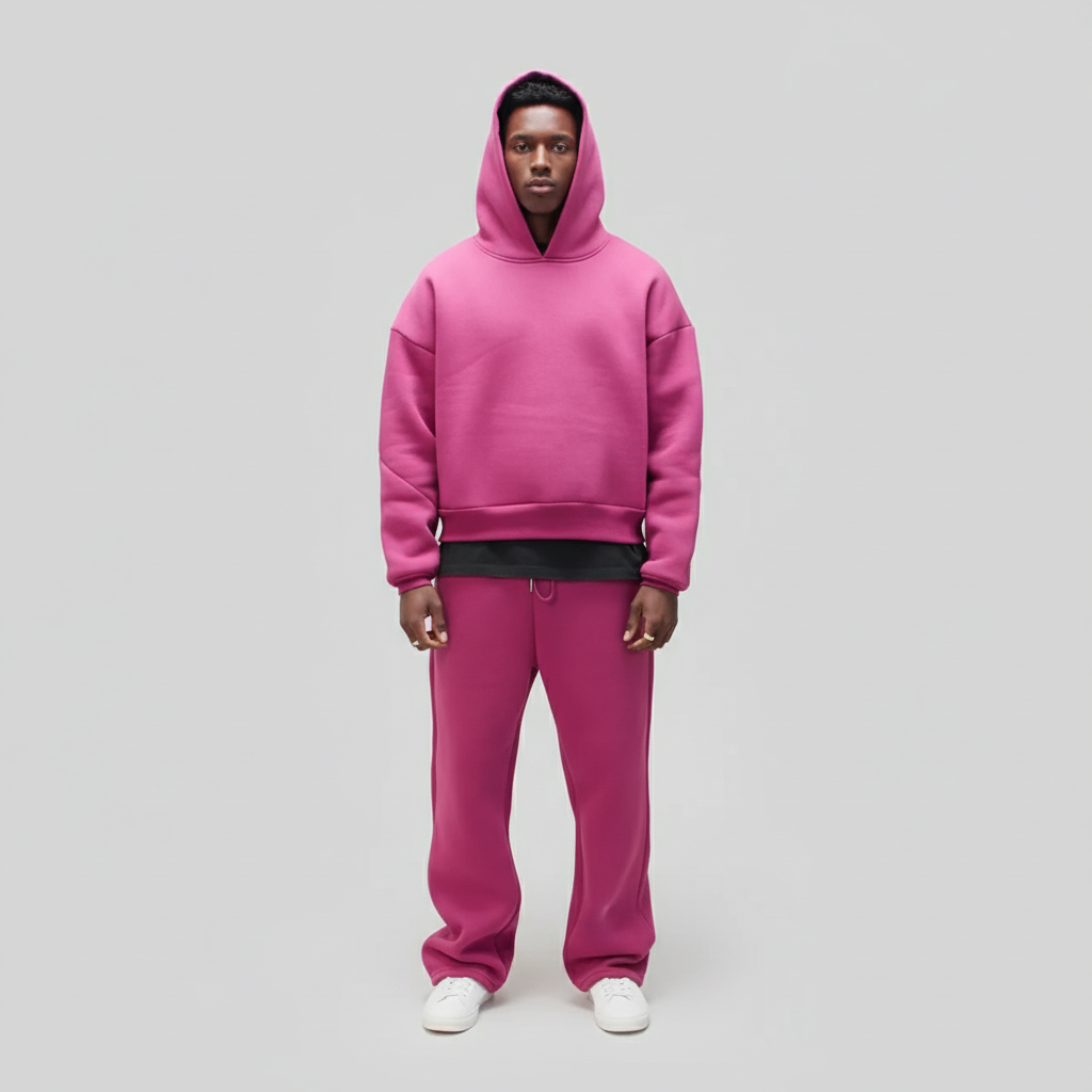 Dres Męski Oversize z Kapturem