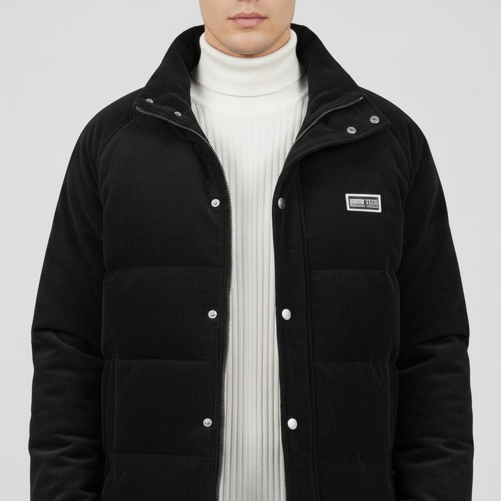 Męska Kurtka Sztruksowa z Ociepleniem