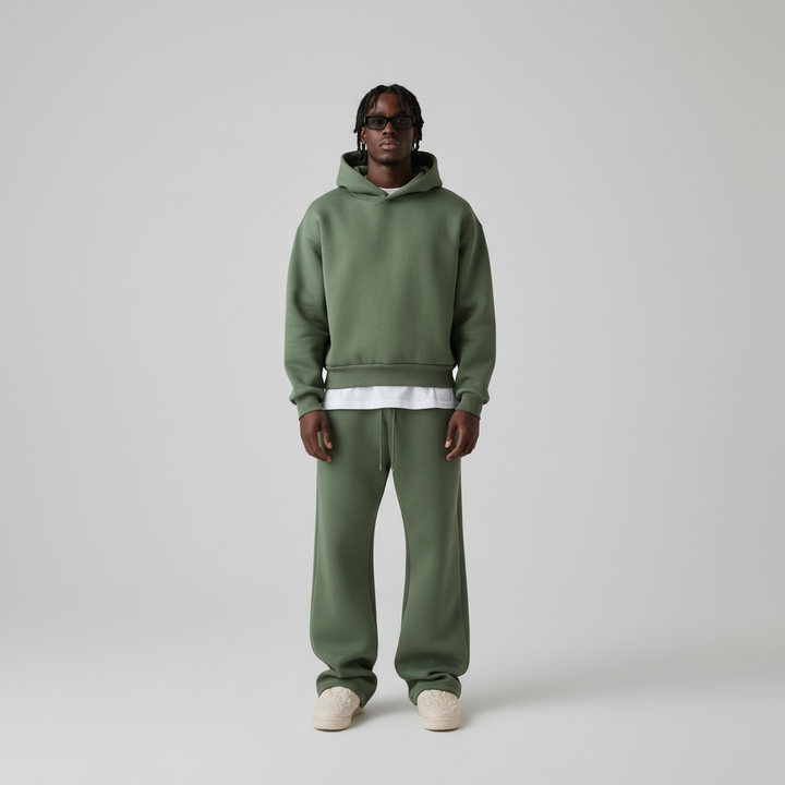 Dres Męski Oversize z Kapturem