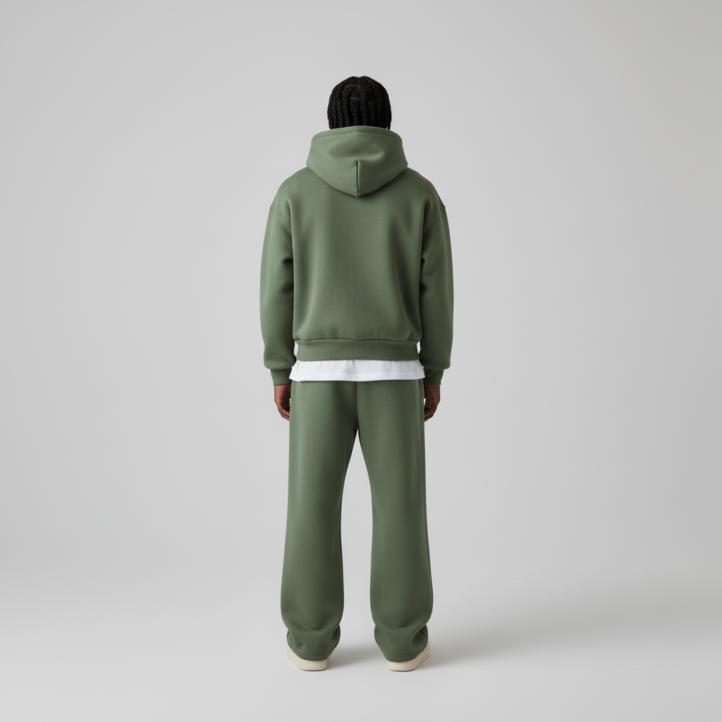 Dres Męski Oversize z Kapturem