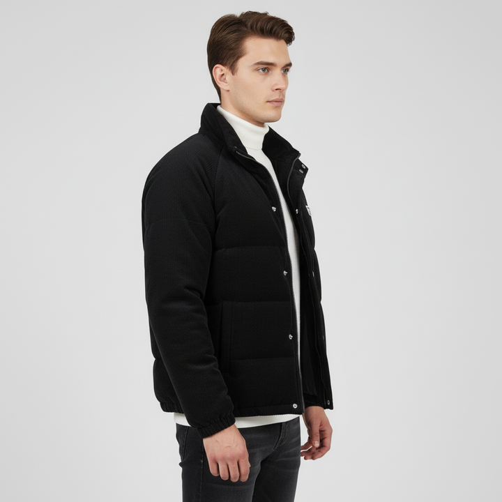 Męska Kurtka Sztruksowa z Ociepleniem