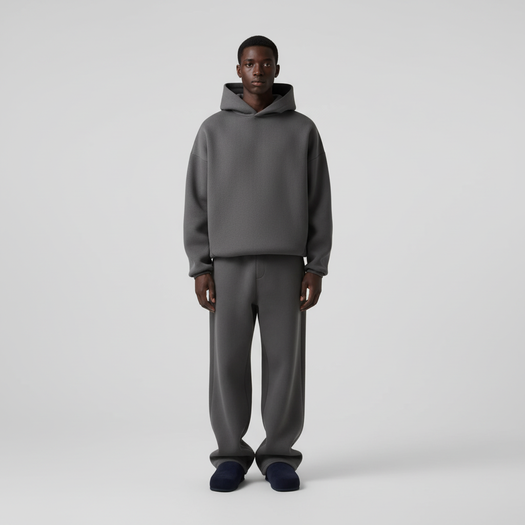 Dres Męski Oversize z Kapturem