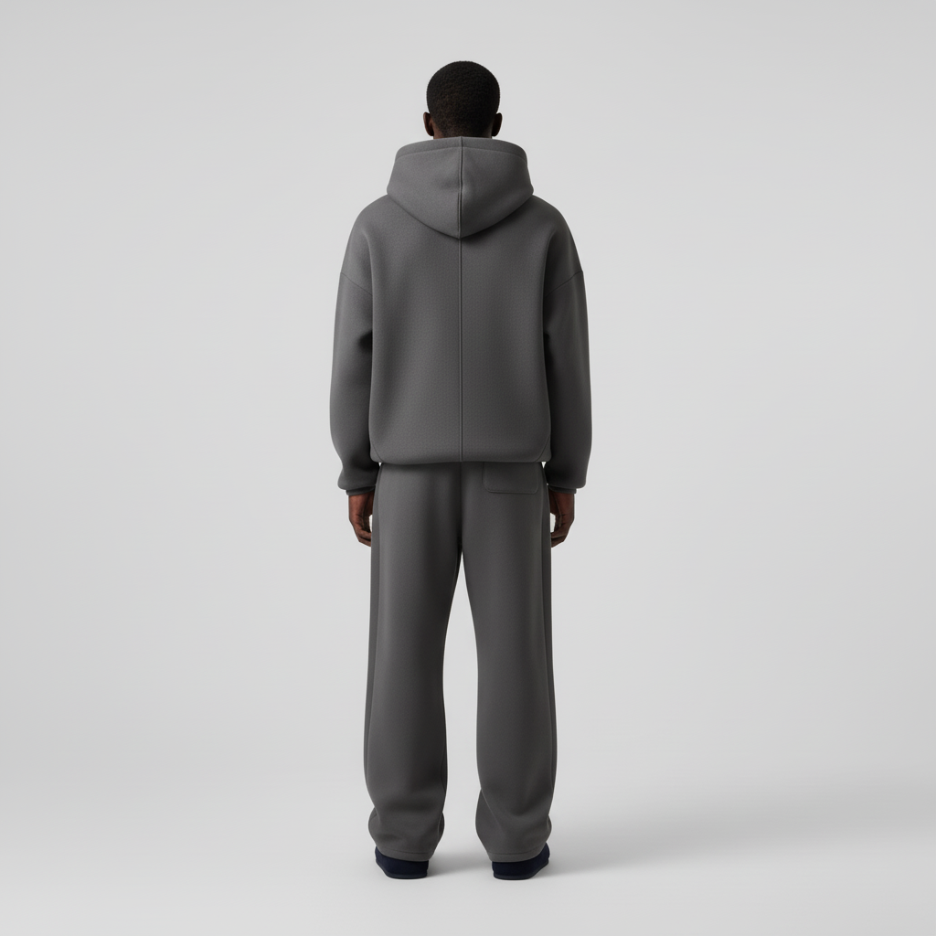 Dres Męski Oversize z Kapturem