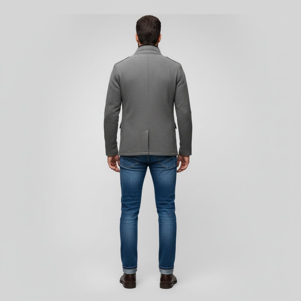 Płaszcz Męski z Klasycznym Krojem