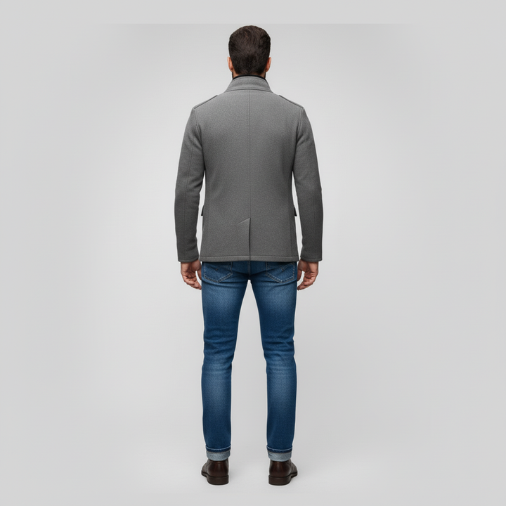 Płaszcz Męski z Klasycznym Krojem