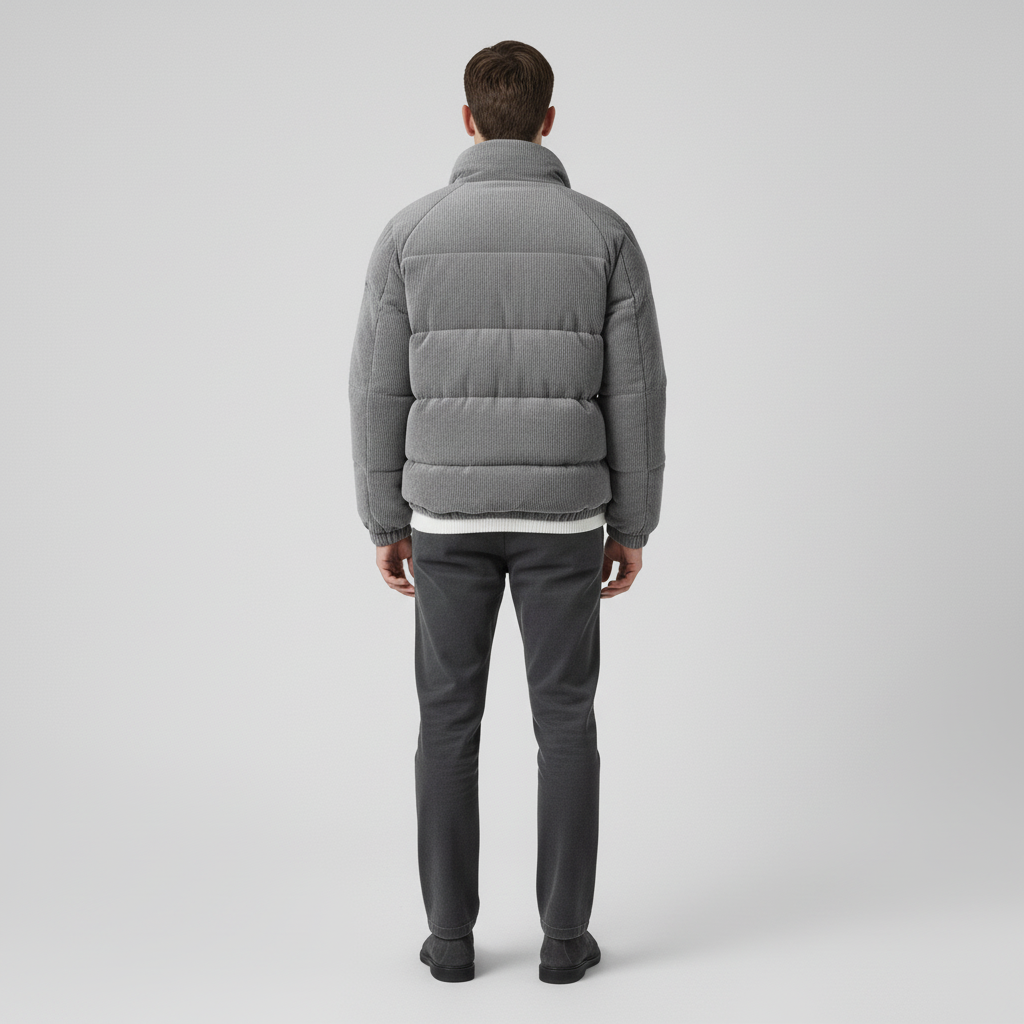 Męska Kurtka Sztruksowa z Ociepleniem