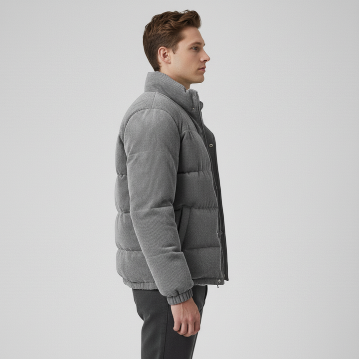 Męska Kurtka Sztruksowa z Ociepleniem