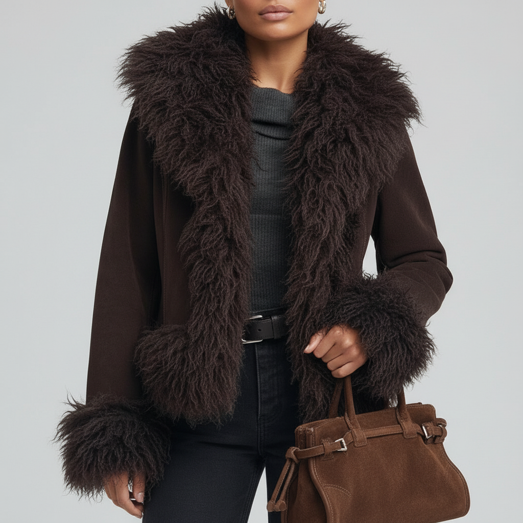 Płaszcz Damski Vintage w Klasycznym Kroju