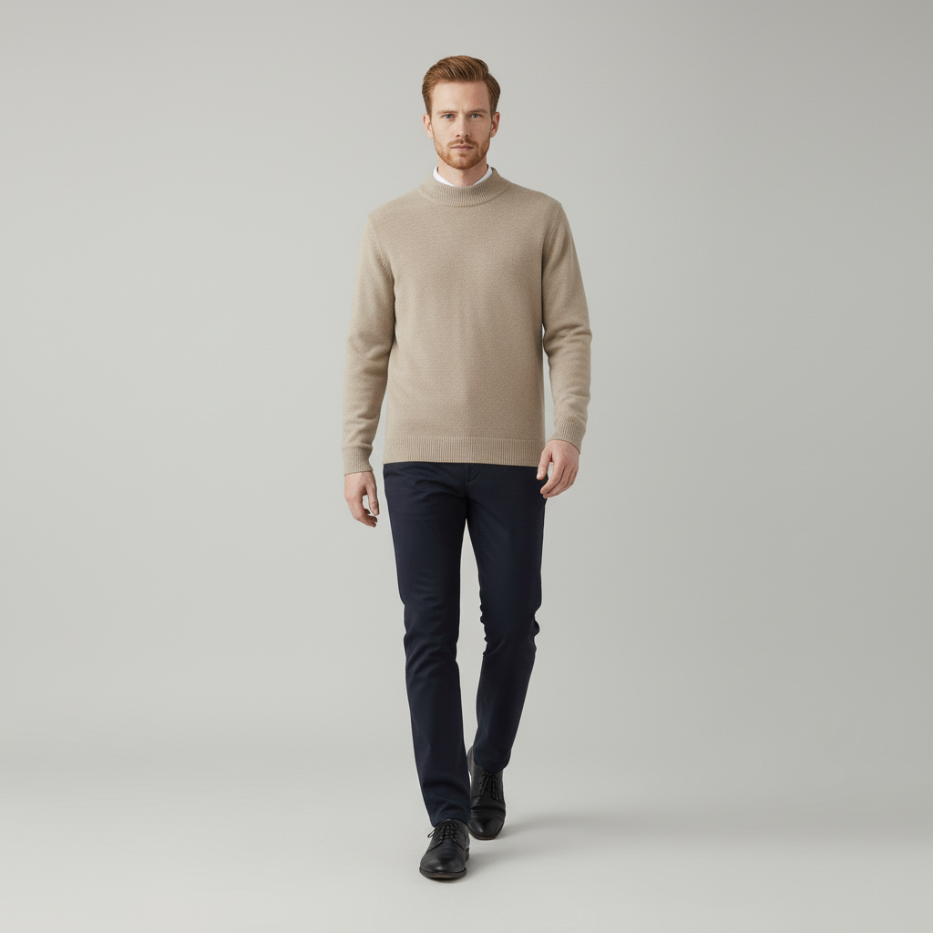 Męski Sweter w Stylu Retro