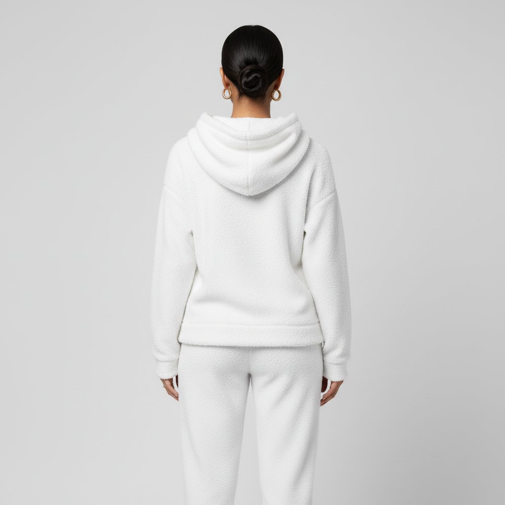 Damski Zestaw Polarowy z Kapturem