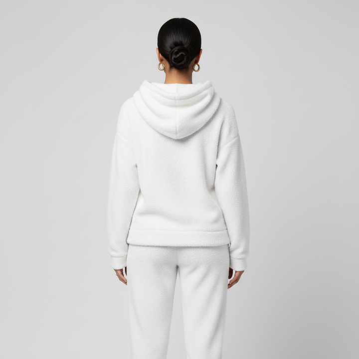 Damski Zestaw Polarowy z Kapturem