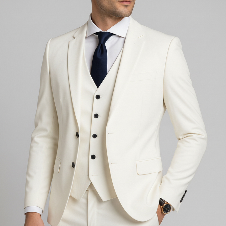 Garnitur Męski Trzyczęściowy z Kamizelką