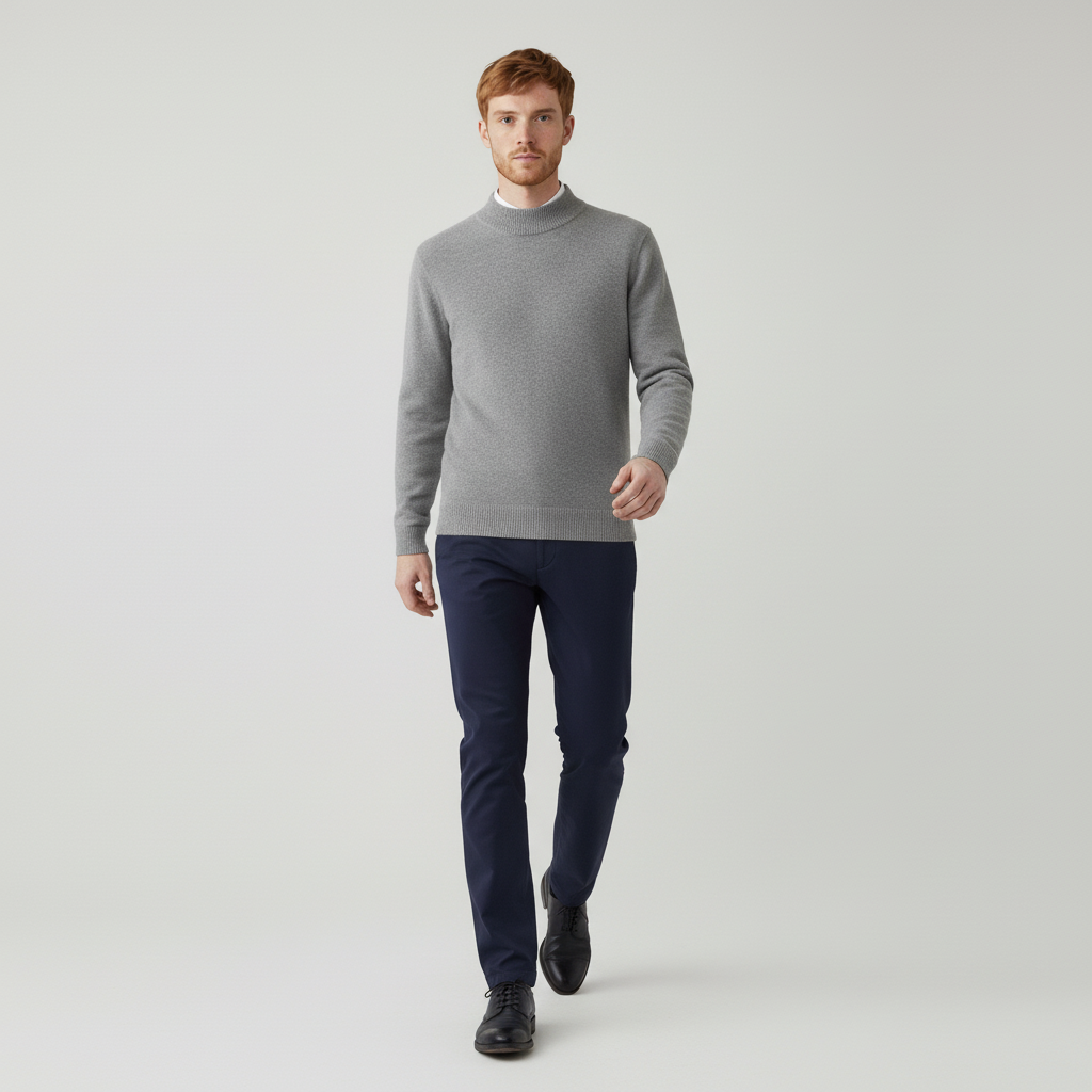 Męski Sweter w Stylu Retro