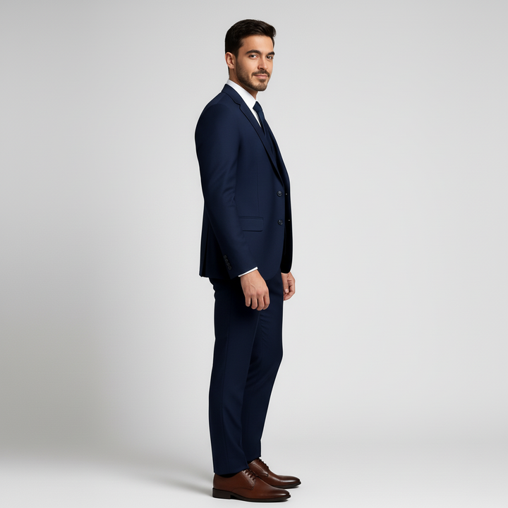 Garnitur Męski Trzyczęściowy z Kamizelką