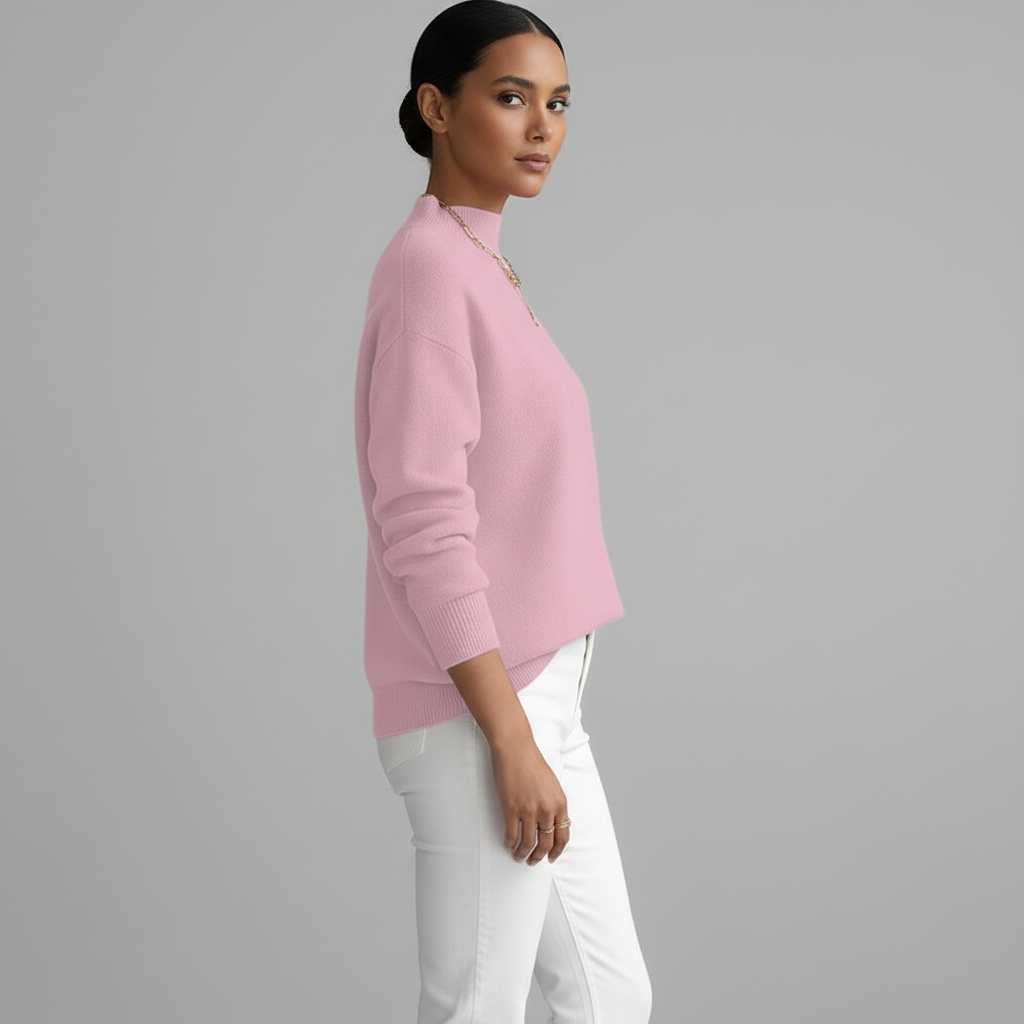 Damski Sweter z Golfem