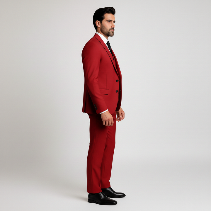 Garnitur Męski Trzyczęściowy z Kamizelką