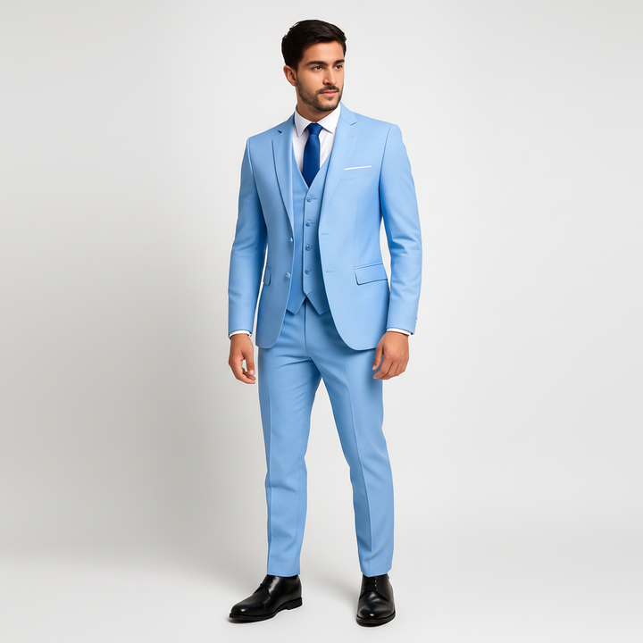 Garnitur Męski Trzyczęściowy z Kamizelką