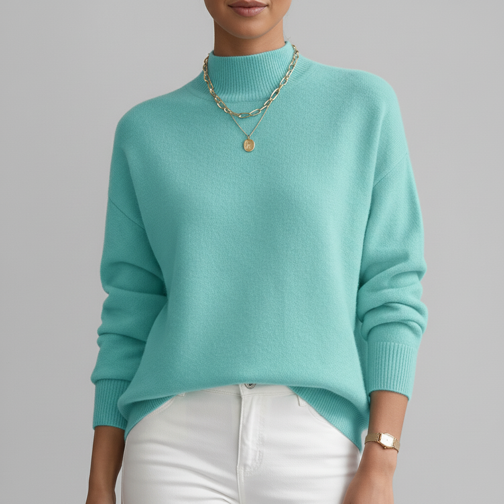 Damski Sweter z Golfem