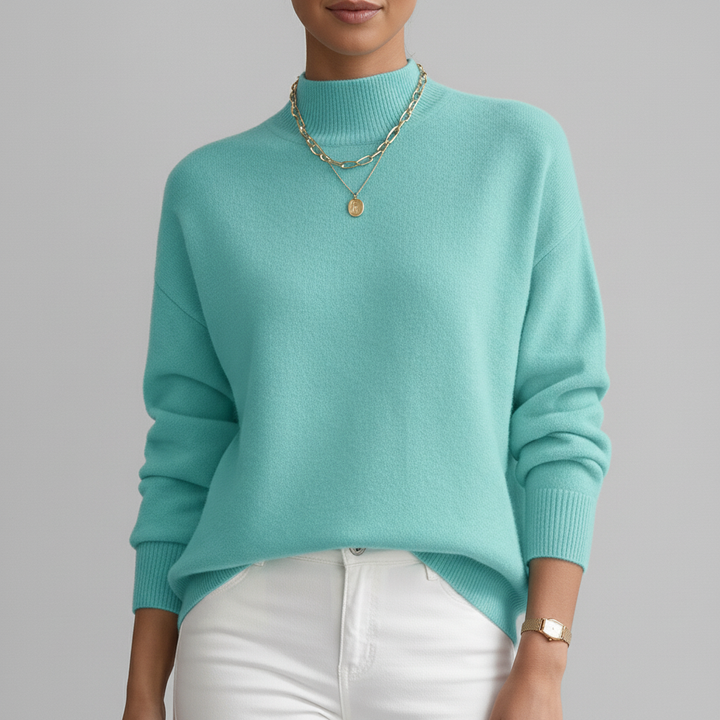 Damski Sweter z Golfem