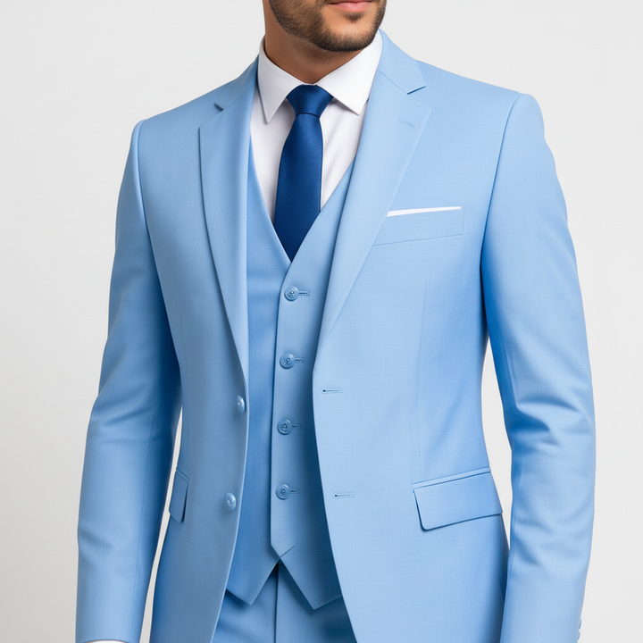 Garnitur Męski Trzyczęściowy z Kamizelką