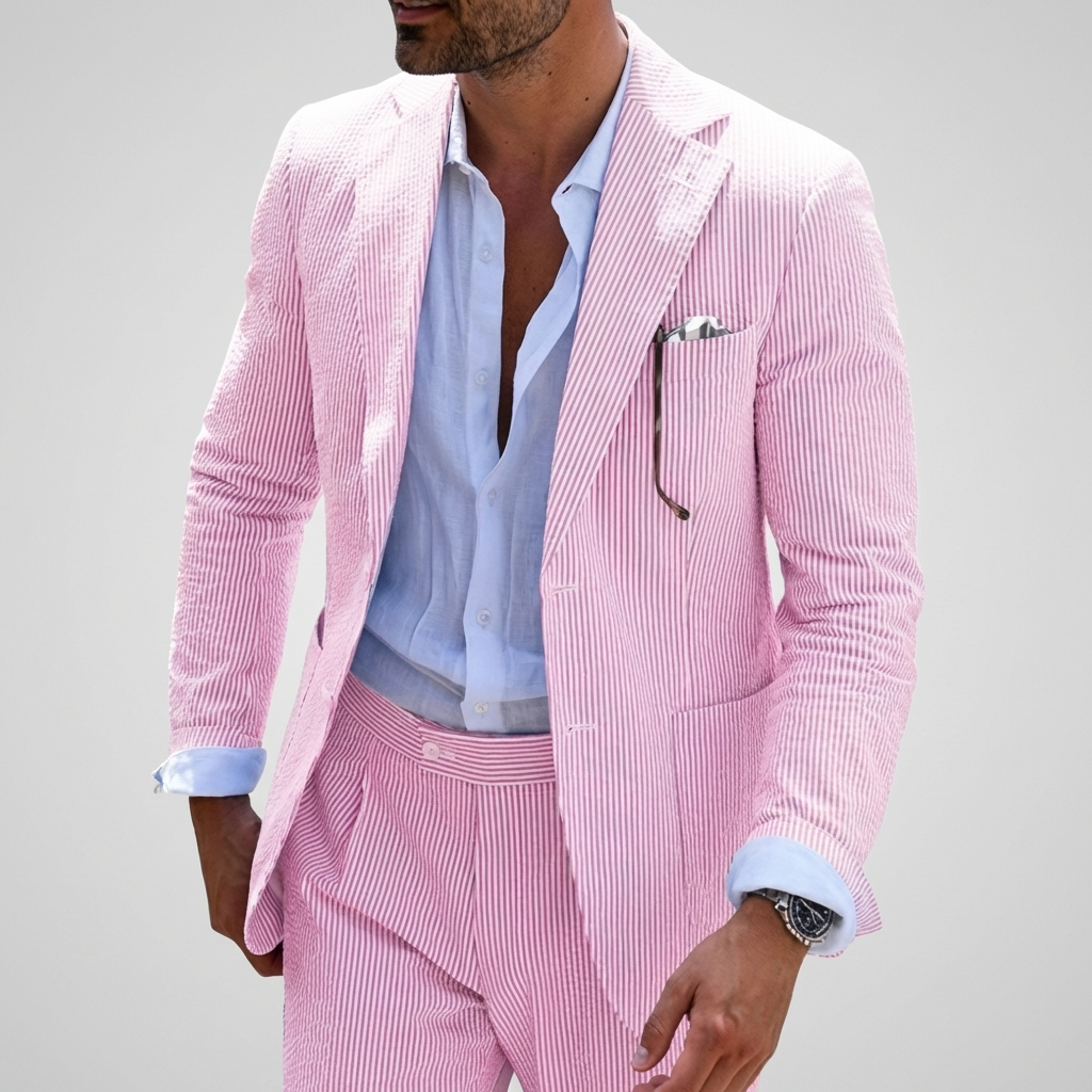 Adrian | Garnitur Męski Dwuczęściowy Slim Fit