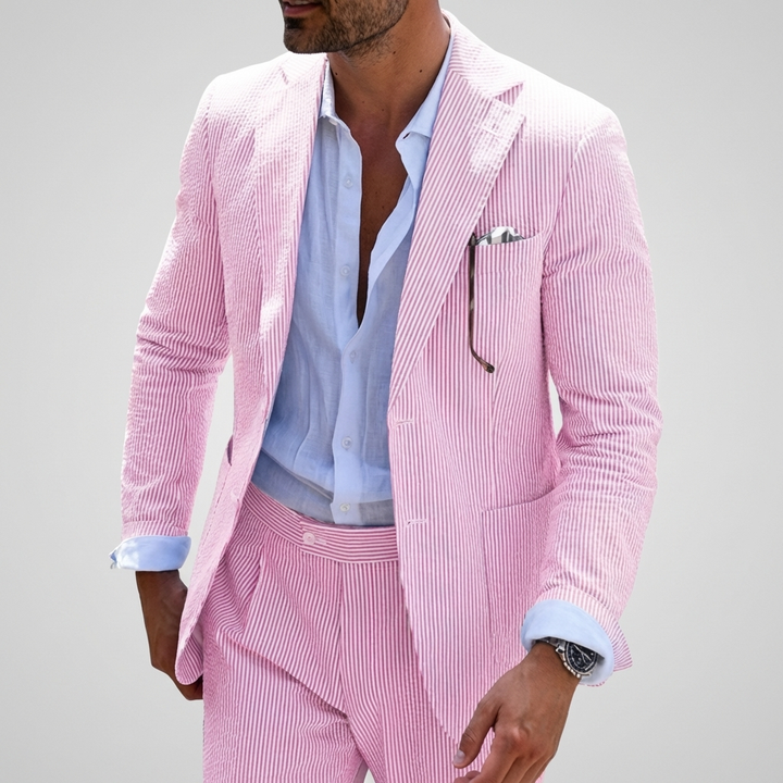 Adrian | Garnitur Męski Dwuczęściowy Slim Fit
