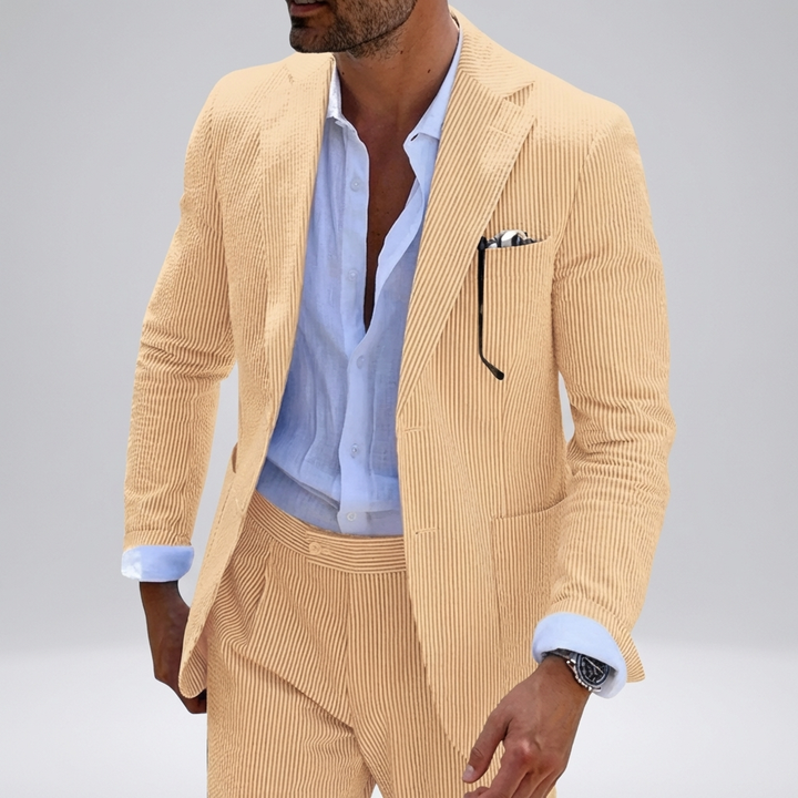Adrian | Garnitur Męski Dwuczęściowy Slim Fit