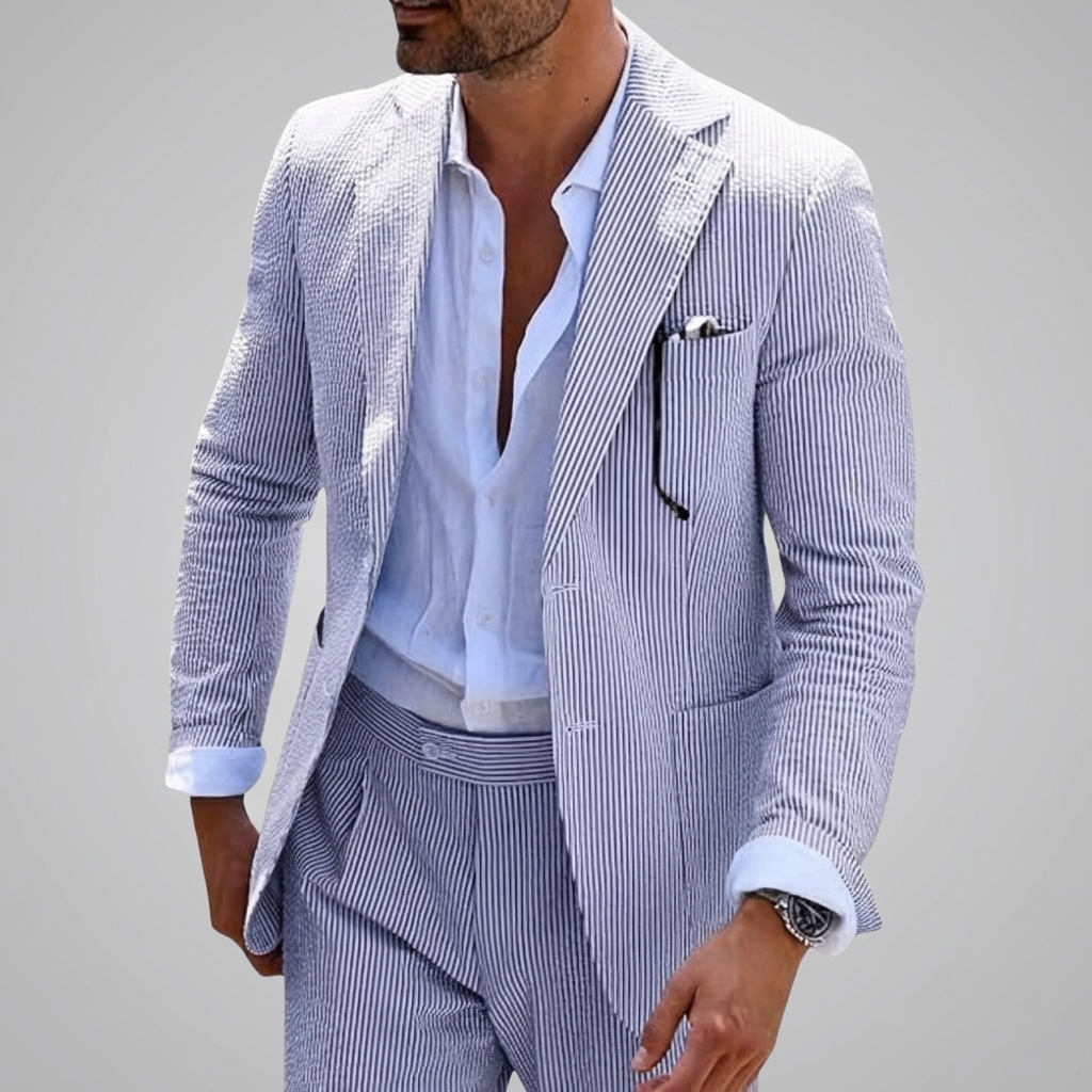 Adrian | Garnitur Męski Dwuczęściowy Slim Fit