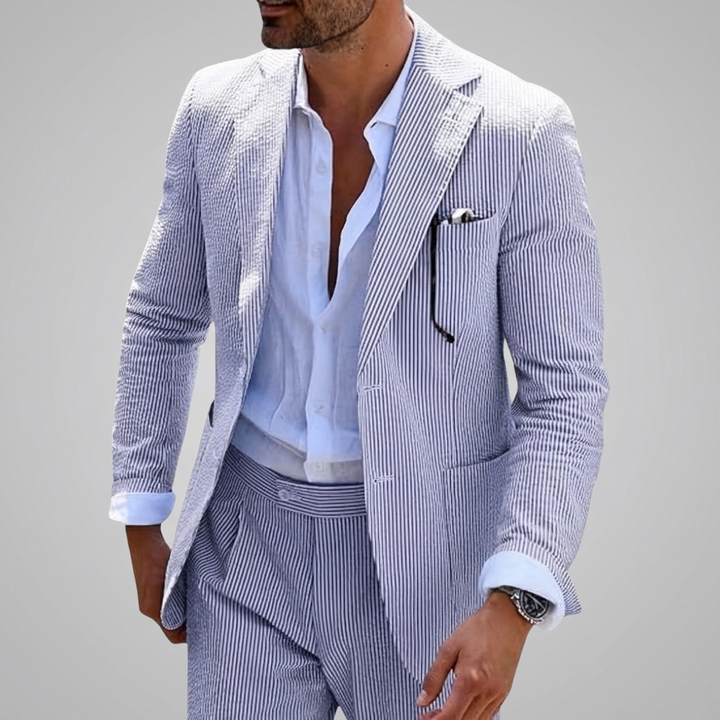 Adrian | Garnitur Męski Dwuczęściowy Slim Fit