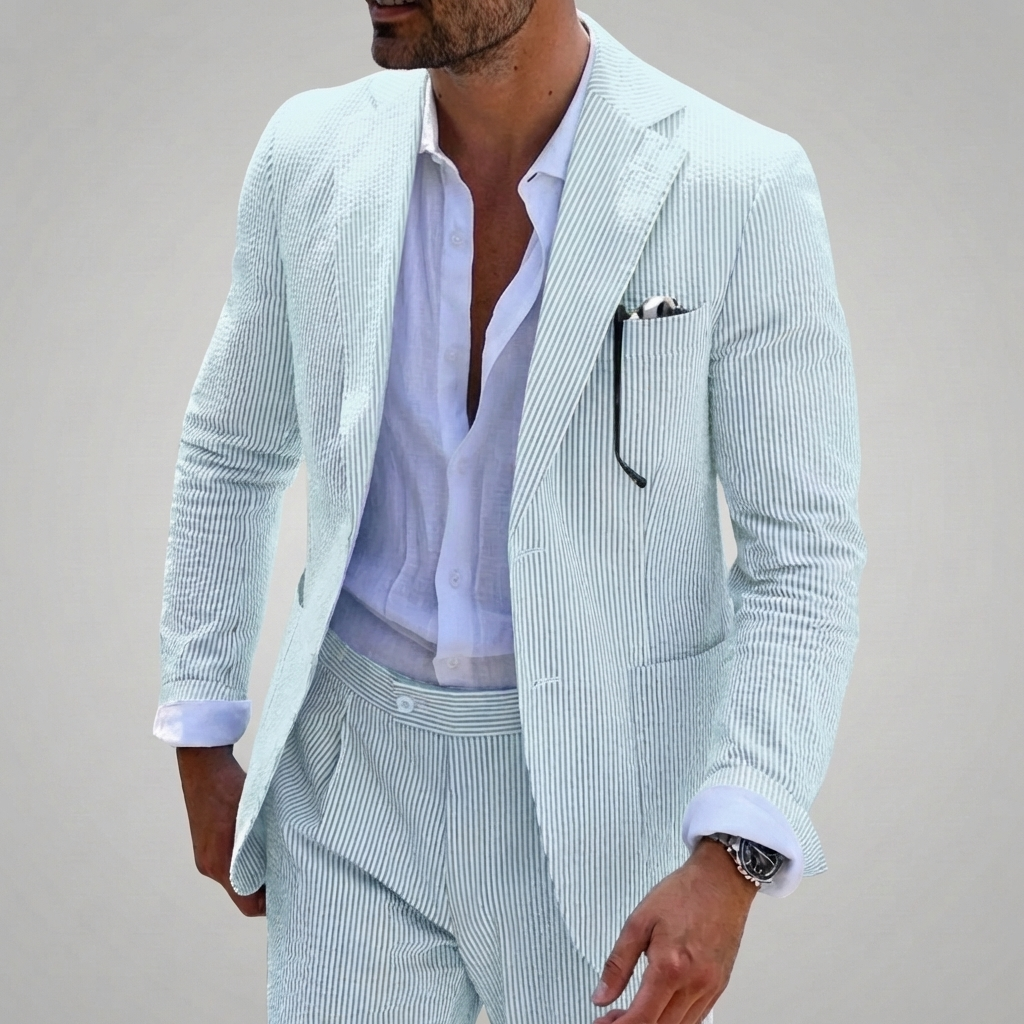 Adrian | Garnitur Męski Dwuczęściowy Slim Fit