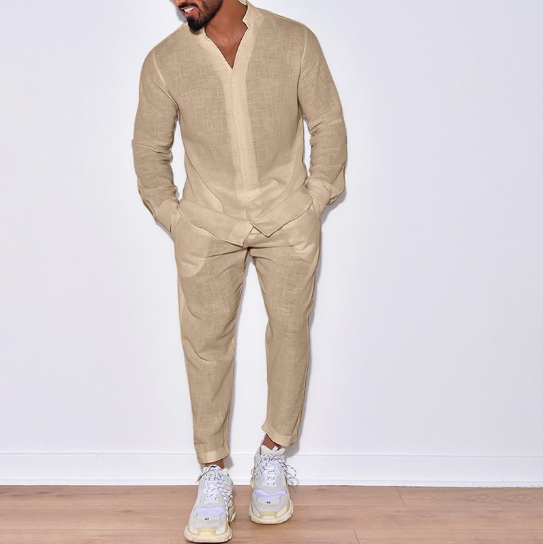 Kael | Lekki Męski Komplet Letni Casual Premium