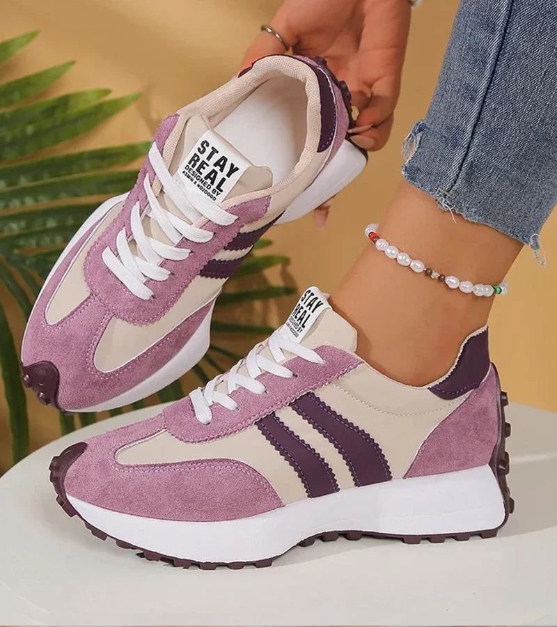 Sneakersy sportowe z amortyzacją i stabilnym zapiętkiem