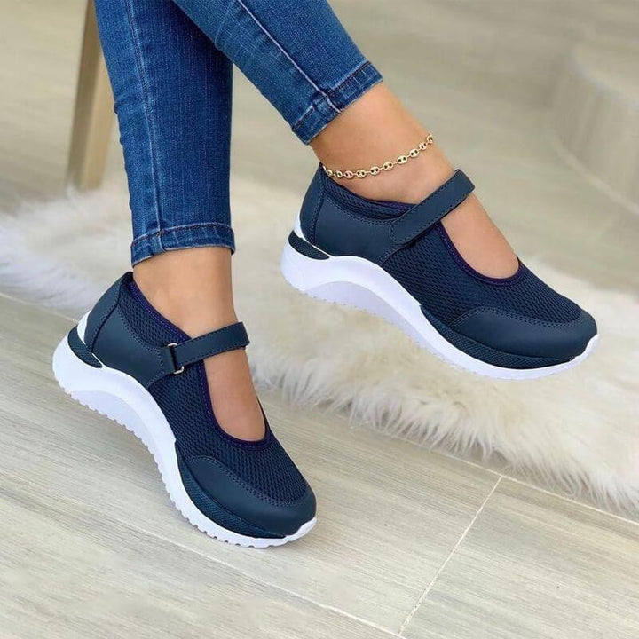 Karina | Sneakersy Damskie Ortopedyczne Na Rzep